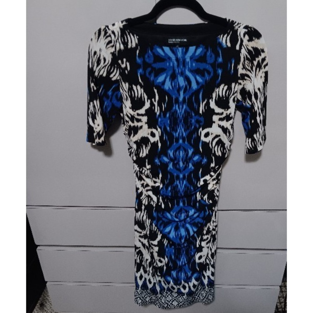 Jones New York  3/4 sleeve Sheath Dress Womens Size 6 Multicolor Floral